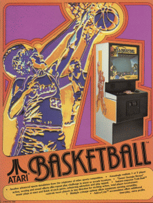 Atari Basketball promotional flyer