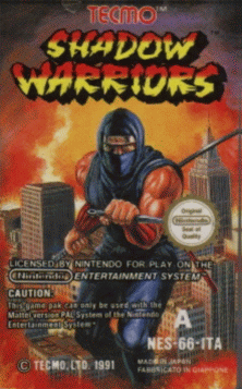 Shadow Warriors promotional flyer