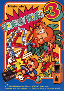 Donkey Kong 3 promotional flyer