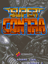 Super Contra title screen