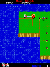 Dig Dug II gameplay screen shot