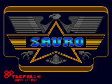 Sauro title screen