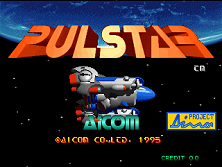 Pulstar title screen