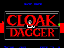 Cloak & Dagger title screen
