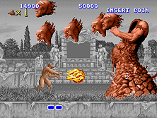 Altered Beast gameplay screen shot