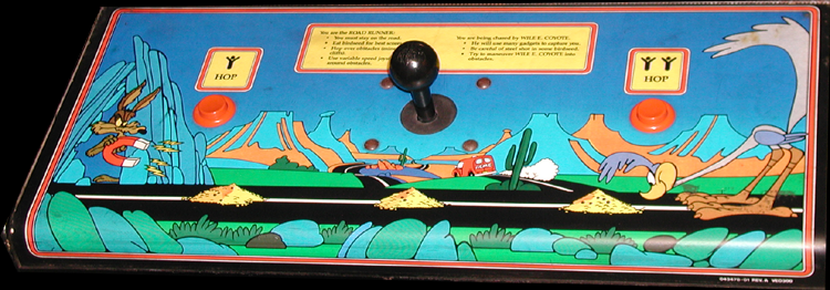 Road Runner control panel