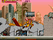 Crude Buster gameplay screen shot