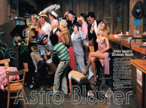 Astro Blaster promotional flyer