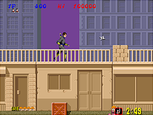 Shinobi gameplay screen shot