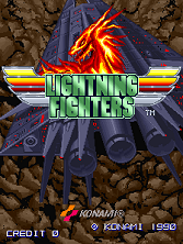 Lightning Fighters title screen