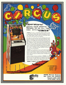 Circus promotional flyer