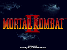 Mortal Kombat 2 title screen