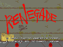 Renegade title screen