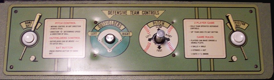 Tornado Baseball control panel