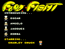 Food Fight title screen