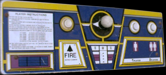 Lunar Rescue control panel