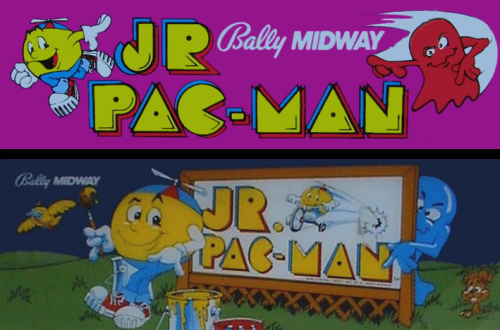 Jr. Pac-Man marquee