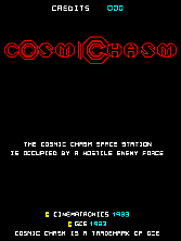 Cosmic Chasm title screen