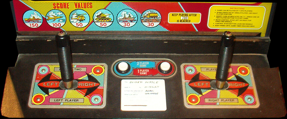 Guided Missile control panel