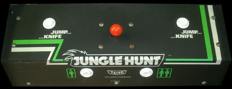 Jungle Hunt control panel