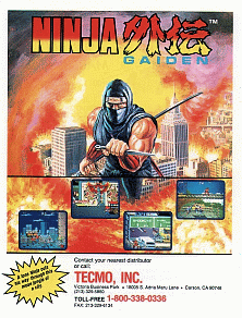 Ninja Gaiden promotional flyer