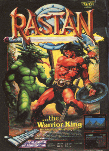 Rastan promotional flyer