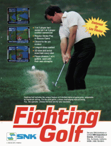 Fighting Golf promotional flyer