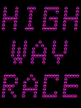 High Way Race title screen