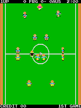 Exciting Soccer gameplay screen shot