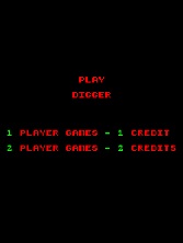 Digger title screen