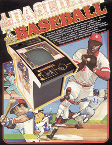 Atari Baseball promotional flyer