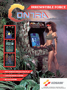 Contra promotional flyer
