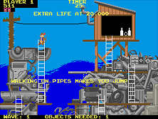 Peter Pack Rat gameplay screen shot