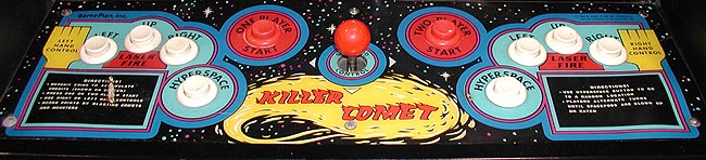 Killer Comet control panel
