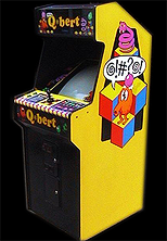 Q*Bert cabinet photo