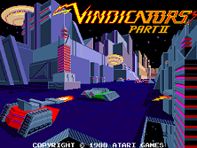 Vindicators Part II title screen