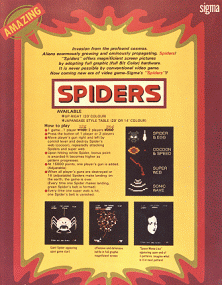 Spiders promotional flyer