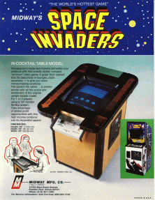 Space Invaders promotional flyer