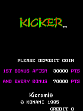 Kicker title screen