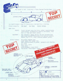 Top Secret promotional flyer