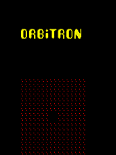 Orbitron title screen