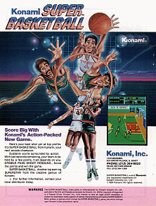 Super Basketball promotional flyer