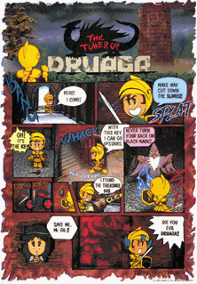 Tower of Druaga promotional flyer