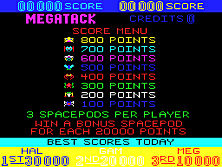 MegaTack title screen