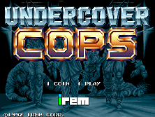 Undercover Cops title screen