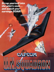 UN Squadron promotional flyer
