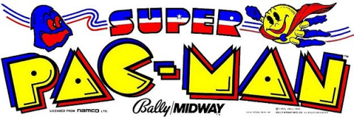 Super Pac-Man marquee