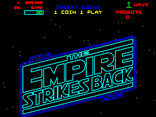 Empire Strikes Back, The title screen
