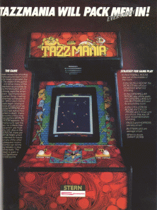 Tazz-mania promotional flyer