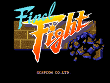 Final Fight title screen